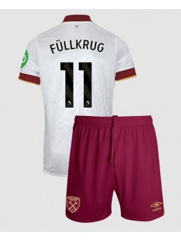 West Ham United Niclas Fullkrug #11 Replika Tredje Kläder Barn 2024-25 Kortärmad (+ byxor)